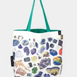 Gems & Minerals Canvas Tote Bag – Stylish & Sustainable Carryall